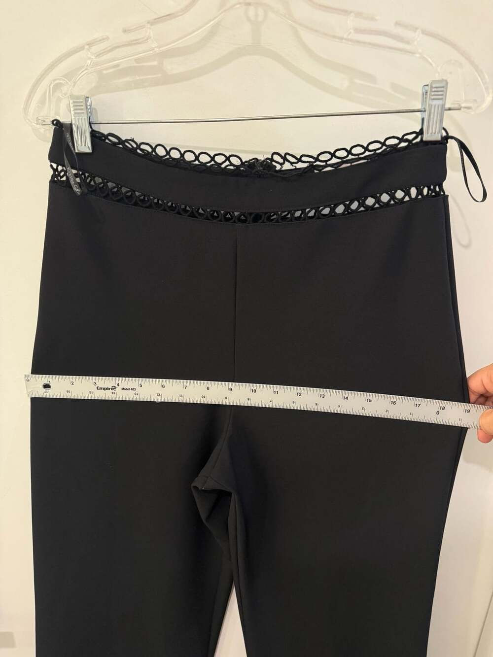 Karina Grimaldi Pants Size M Black - Picture 9 of 10